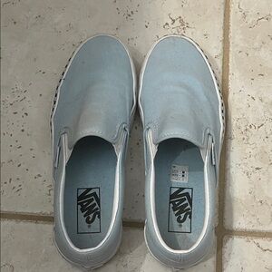 Vans Women’s Slip-On Sneakers - Sky Blue